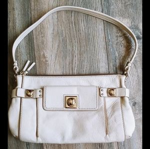 Banana Republic White Leather Shoulder Bag